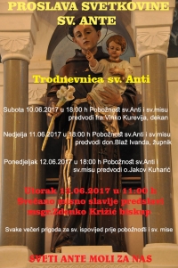 Proslava svetkovine sv. Ante Padovanskog
