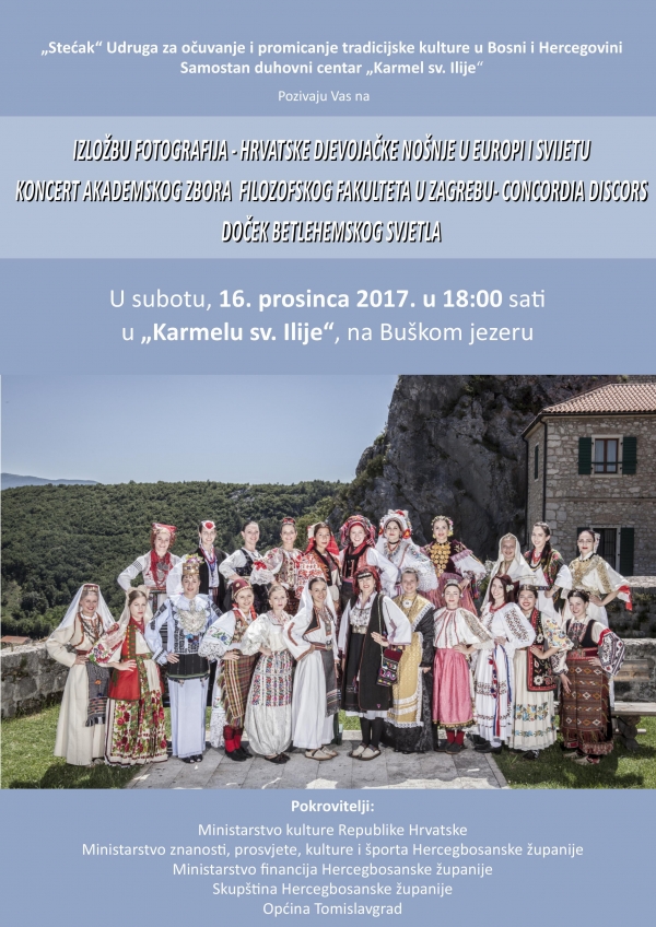 Karmel sv.Ilije, doček Betlehemskog svjetla, koncert i izložba