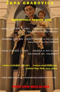 Trodnevnica sv. Anti
